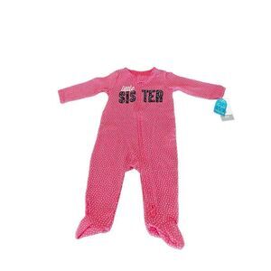 Carter’s Little Sister footed pajamas size 6m